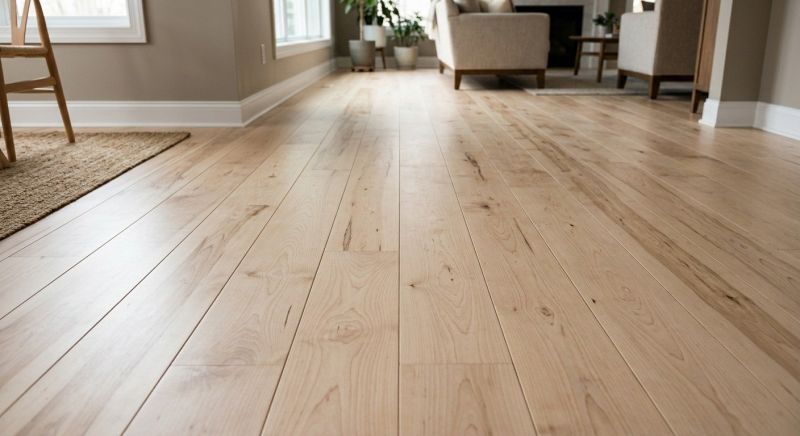 Birch Floor Installation in Pleasanton, CA