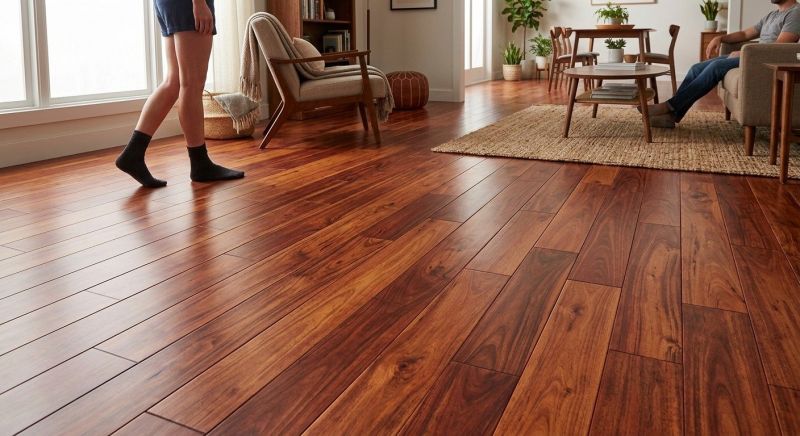 Cherry Floor Installation in Alameda County, CA