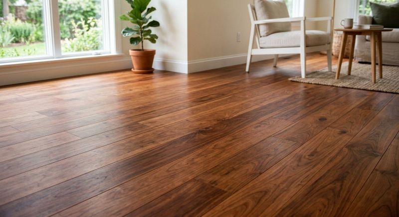 Cherry Floor Installation in Stanford, CA