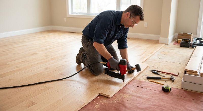 Maple Flooring Installation in Pleasanton, CA