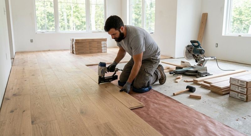 Oak Floor Installation in Berkeley, CA