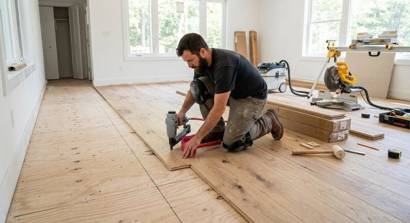 Oak Floor Installation in Danville, CA