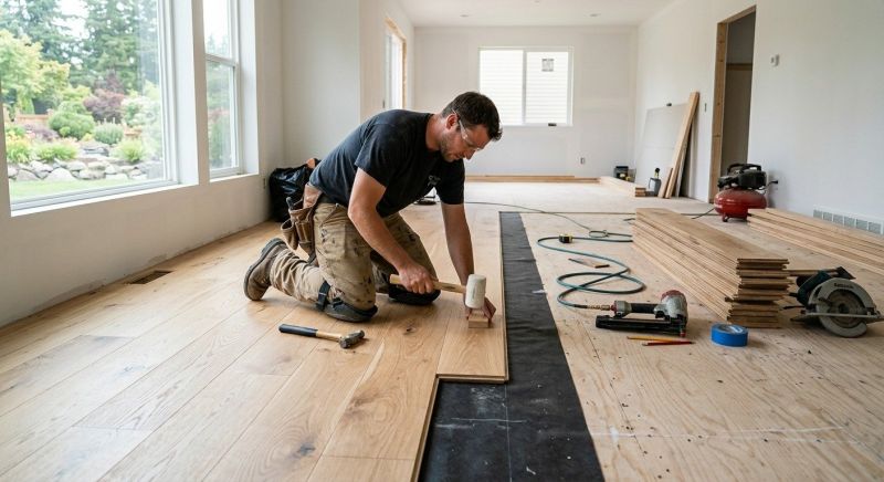 Oak Floor Installation in Dublin, CA