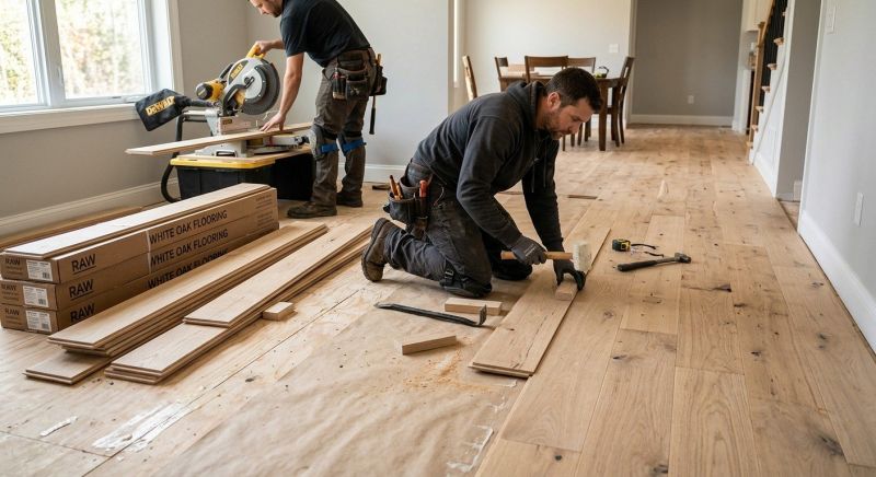 Oak Floor Installation in Hayward, CA