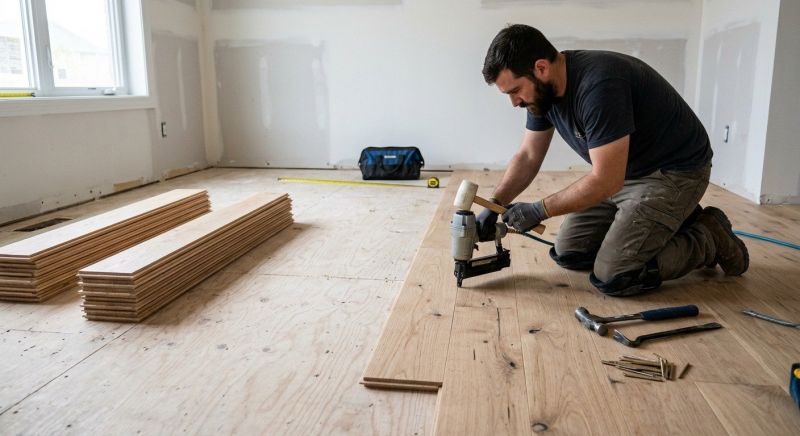 Oak Floor Installation in Orinda, CA