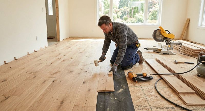Oak Floor Installation in Pittsburg, CA