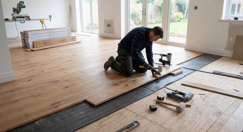 Oak Floor Replacement in Pleasanton, CA