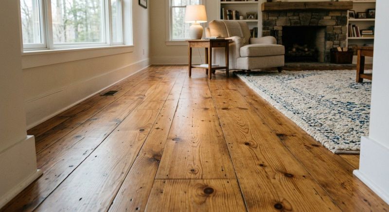 Pine Floor Installation in Pleasanton, CA