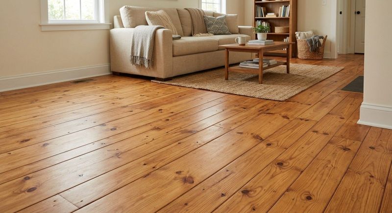 Pine Floor Installation in Pleasanton, CA