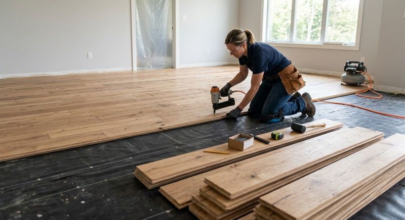 Plank Floor Installation in Pleasanton, CA