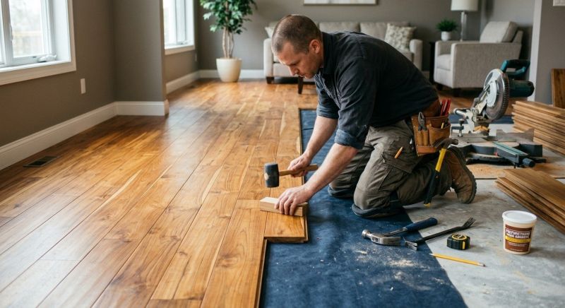 Teak Flooring Installation in Pleasanton, CA